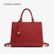 กระเป๋าสะพายไหล่ผู้หญิง Clever&Ketch Wedding Red Luxury Sensation Kelly Crossbody Handbag กระเป๋าสะพ