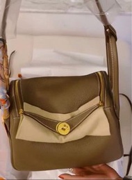 Hermes Lindy 26 大象灰金扣