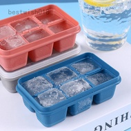 BWH Ice Cube Ice Box Frozen Mold Refrigerator Homemade Frozen Ice Box with Lid Silicone Ice Cube