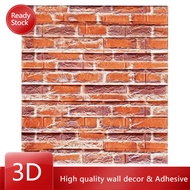 3D retro Wall paper brick 3D wall sticker foam self adhesive wall panel for wall decor wall stickers Wall wallpaper Uvaq WJMU