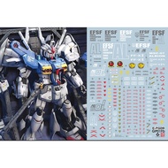 PG PG08 RX-78 GP-01 Dedicated Water Sticker Ultra Hd Fluorescent EVO