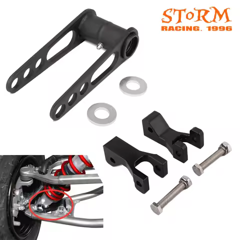 Motorcycle Front Rear Lowering 3.5" Adapter Kit Adjustable For Z400 LTZ400 KFX400 KFX450R DVX400 Z L