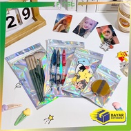 EC FH-C1104 Plastic Clip Hologram Flat Packaging Food Wrap Spices Plastic UK 7X13CM Ziplock/ Hologra