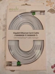 【全新】Moshi Gigabit Ethernet Cat 6 Cable乙太網路傳輸線