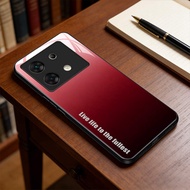 phone case suitable for Infinix Zero 30 5G Tempered glass back panel with scratch and drop resistanc