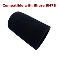 【Pure Pulse】 Windscreen for Shure SM7B Microphone Pop Filter Cover Professional Noise Reduction Spon