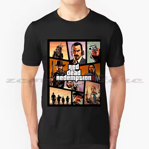 Rdr2 | Redemption 2 T-Shirt 100% Cotton Comfortable High-Quality Dutch Van Der Linde Rdr2 Redemption
