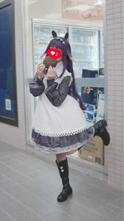 Hololive ina女僕裝 Cosplay 服裝