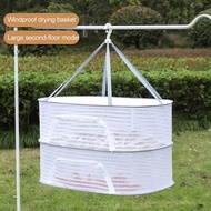 High Quality Drying Basket Foldable Hanging Mesh Dryer with U-shaped Zipper Design for Food Fish Clothes Drying Efficient Air Circulation Dm GZW3106 T98