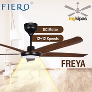 DEKA FIERO FREYA 56" 42" DC Motor Kipas Ceiling Strong Wind 24 Speeds Ceiling Fan 7 YEARS WARRANTY