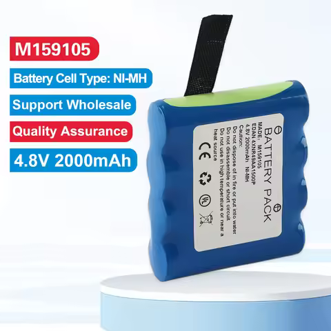 M159105 4XNR49AA1500P NI-MH Replacement Battery For Edan Oximeter H100 H100n H100b CS-01 4.8V 2000mA