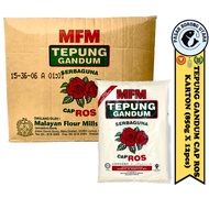 TEPUNG GANDUM CAP ROS SEKATON (850gX12pack)