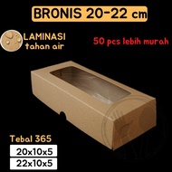 Cake DUS 22x10x5 PACKAGING BROWNIES 22 X 10 Lamination 22 X 10 X 5 Box Kotak