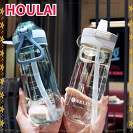 HOULAI 500/650ML Water Bottle Gym Portable Sports Water Cup