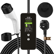 New Version2.0  EV PHEV Portable Car Charger 3 PIN Type 2 Mobile connector Hybrid Electric Car Charg