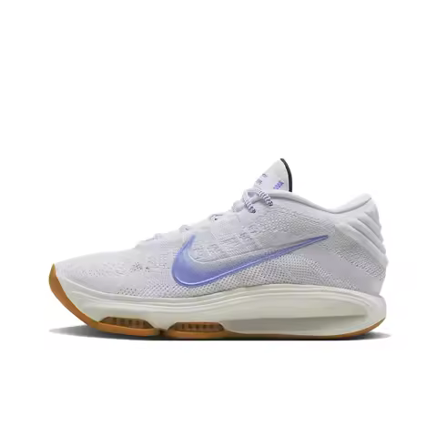 Nike GT Hustle 3 Mid top Basketball Shoes Unisex White Blue HJ9084-100