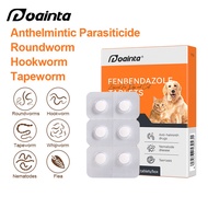 PUAINTA Wormrid Dewormer Tablets For Dogs Cats Tapeworms Roundworms Hookworms and Nematode Remover P