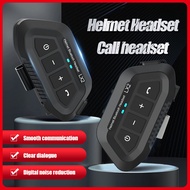 LX2 Bluetooth 5.0 Motorcycle Helmet Headset Wireless Noise Reduction Cycling Headset Waterproof Supp