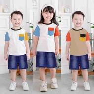 NEWEST CHILDREN'S CLOTHING SET COMBINATION 1-5 YEARS-C