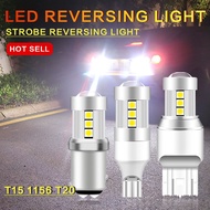 1pcs car  LED Reversing light  Strobe T15 T20 1156  backup lamp W16W P21W W21W Car light bulb white