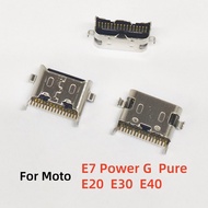 2-10PCS For Motorola Moto E7 Power G Pure / Moto E20 E30 E40 USB Charging Port Dock Plug Charger Con