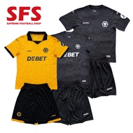 【SFS】 2025-26 Wolves Jersey Football Soccer Jersey Kid and Adult  Kit（Top+shorts）