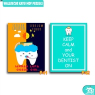 Wall Decoration Walldecor 40x30 Dentist Dentist Dentist 01