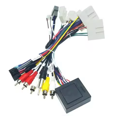 3X Car 16PIN Android Audio Power Radio Wire Harness With Canbus Box Car Accessories For Nissan X-TRA