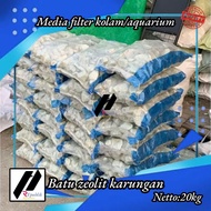 Zeolite 20kg koi pond filter media zeolite/ 20kg sack filter media zeolite/