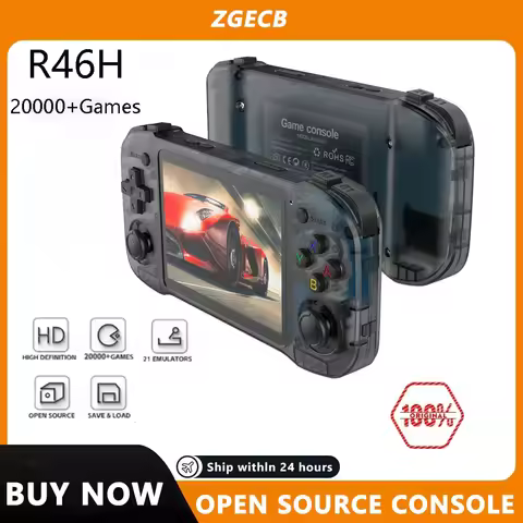 NEW R46H Retro Handheld Game Console 1024x600 Resolution Linux System 128GB Adults Kids Gift Home Ga