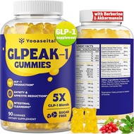 GLP-1, Male Female GLP-1 Supplement, Containing Small Link Natural GLP1 Gummy, Akkermansia Probiotic