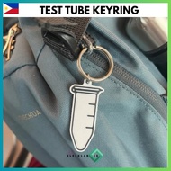 HERSLEEKLAB 3D Test Tube Keyring | Chemistry Science Lab STEM Keychain