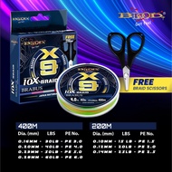FISHING LINE PE X9 DYNEEMA BLOOD BRABUS 400M FISHING LINE