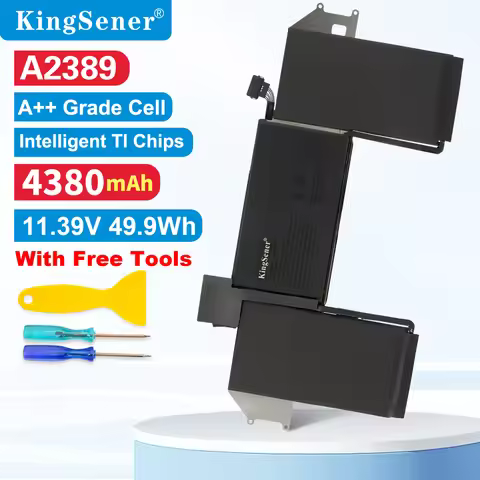 KingSener A2389 Battery For Apple MacBook Air 13" Touch A2337 2020 2021 EMC3302 A2337 EMC3598 MGN63L