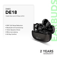 [NEW] Dmes DE18 Wireless Earbuds Bluetooth 6.0  ENC Call Noise Reduction Low Latency 6H Battery 10mm