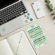 HIJAU Green Dots Sticker Pack - Green Dot Sticker
