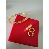 18k Bangkok gold gold plated moneycatcher 3in1 set