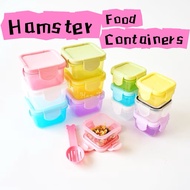 A144 Pet Food Container Mini Size Food Storage Hamster Food Box 60ml Airtight Pet Food Container Pet
