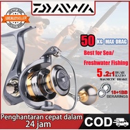 DAIWA Fishing Reel Spinning Reel Full Metal Cup Mesin Pancing 50KG Max Drag Fishing Accessories