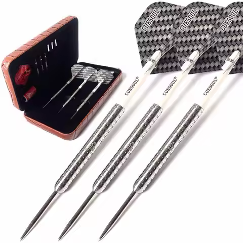 CUESOUL Super Slim 98% Tungsten Steel Tip Darts Set 22g/24g/26g Swift Series
