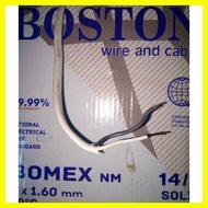 ✻ ✻ ♈ Pdx / Loomex Wire / Duplex Solid Wire / Dual Core Flat Wire 14/2 12/2 10/2 Boston Lumex (per