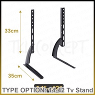 TKL Universal Kaki TV Stand Base Bracket for Samsung LG Sharp and More Adjustable Legs for LED LCD P