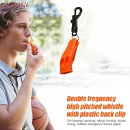 CURTES Outdoor Survival Whistle, Loud PP Plastic Survival Rescue Whistle, Emergency Whistle Orange D