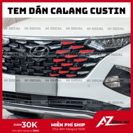 Custin PQ 3M calang sticker, Custin car front decal decorated to create a highlight of Az Decal