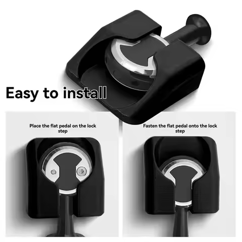 B48B-2PCS Bike Bicycle Part Cycling Pedals For WAHOO Speedplay Flat Step Converter Self-Locking To U