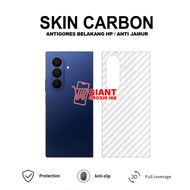 Samsung Z Fold 7 Skin Carbon Garskin Anti-Scratch Back Samsung Z Fold 7