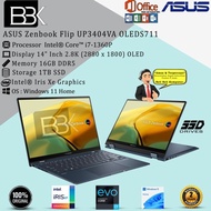 BEBAS ONGKIR! ASUS Zenbook Flip UP3404VA OLEDS711 i7-1360P 16GB 1TB