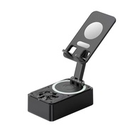 Loa Bluetooth CHOME M15 Sạc Dự Phòng Kiêm Giá Đỡ Điện Thoại Có Đèn LED 360 Độ Cầm Tay Nghe Nhạc