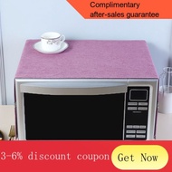 YQ41 New Microwave Oven Cover Modern Universal Microwave Oven Cover Towel Oven Cover Cloth Dust Towel Modern Simple Diab