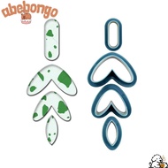 ABEBONGONY 142pcs Clay Earring Cutters, Different Shape Stainless Steel Polymer Clay Cutters Set, Ve